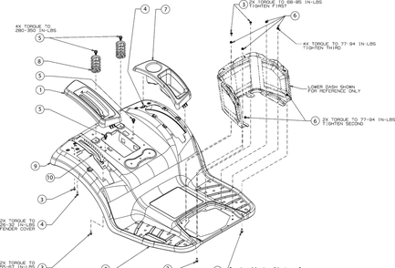 Fender Diagram and Parts List for XT2-LX42KH (13APA1CS210-Carb)(2016) Cub Cadet Lawn Tractor